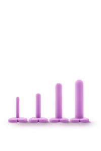 Wellness - Siliconen Vagina Dilator Set - Paars