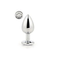 dreamtoys-gleaminglove Aluminium anaalplug met siersteen Large Gleaming Love