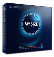 MySize 72mm - Ruimere XXXXL Condooms 36 stuks