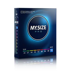 MySize 72mm - Ruimere XXXXL Condooms 3 stuks