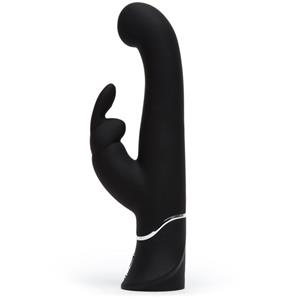 Happy Rabbit - G-Spot Stroking Vibrator Zwart - G-spot Vibrator, Rabbit Vibrator