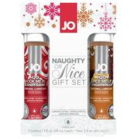 System JO Naughty Or Nice Gleitmittel-Set - 2 x 30 ml