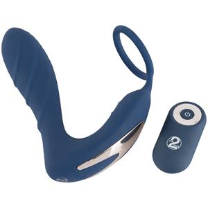 You2Toys Vibrerende Prostaatstimulator met Penisring      - Blauw