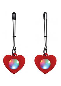 Charmed -  Heart Tweezer Tepelklemmen Met LED Verlichting