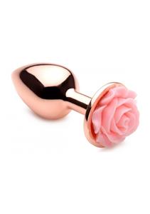 Booty Sparks Pink Rose Buttplug Rose Gold  - Small