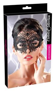 Cottelli Thrilling Seduction Kanten Masker      - Zwart