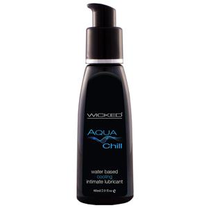 Wicked Aqua Chill Glijmiddel op Waterbasis 60 ml   - Doorzichtig