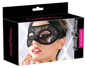 Cottelli Collection Spitzen-Augenmaske, schwarz