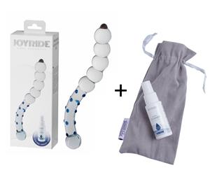 JOYRIDE Premium GlassiX 05 Glazen Dildo 23,5 cm   - Doorzichtig