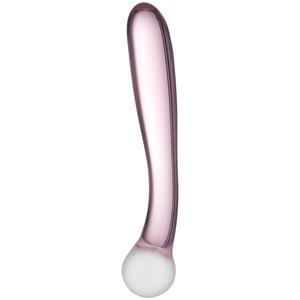 Sinful Sensual Massager Glazen Dildo      - Rosé