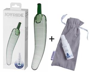 JOYRIDE Premium GlassiX 06 Glass Dildo 22 cm   - Groen