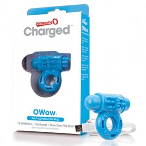 Screaming O  Charge OWow Vibe Ring  Blauw