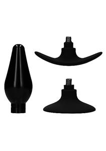 Ouch! Interchangeable Butt Plug Set - Pointed Medium