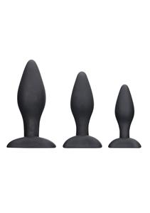 Ouch!  Apex Buttplug Set - Zwart