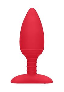 Elegance   Heating Anal Butt Plug - Glow - Red