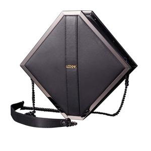 LOCKINK  Mysterious Square Kink Bag - zwart