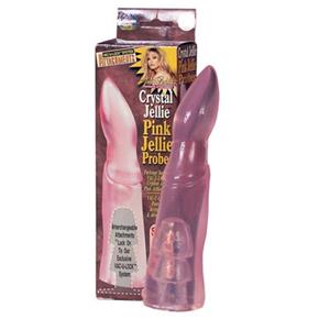 Doc Johnson Vac U Lock - Pink Jellie Dildo