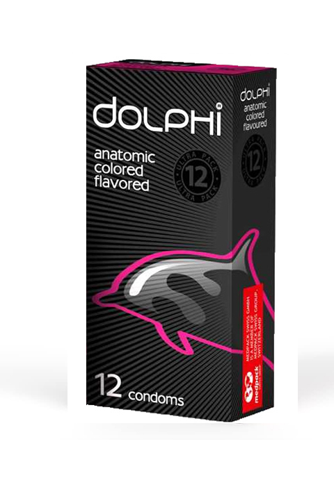 Dolphi  Anatomic - Aardbeien condooms - 12 stuks