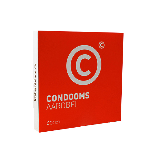 Condoomfabriek  Aardbei condooms