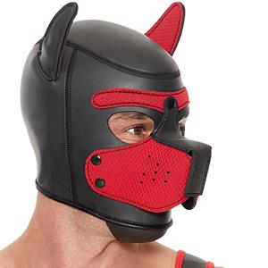 Ouch Puppy Play - Neoprene Puppy Hood - Blue