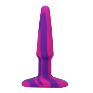 Groovy - Silicone Anal Plug - 4'' / 10 Cm - Berry