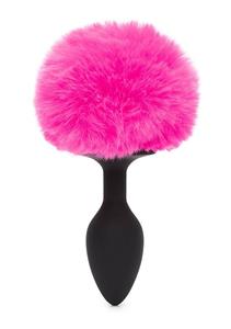 Non-Vibrating Butt Plug Small - Black/Pink