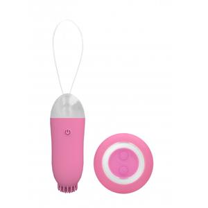 Jayden - Dual Rechargeable Vibrating Remote Toy - Pink