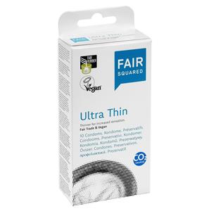 Fair Squared Kondome "Ultra thin" mit Latex, 10er-Pack.