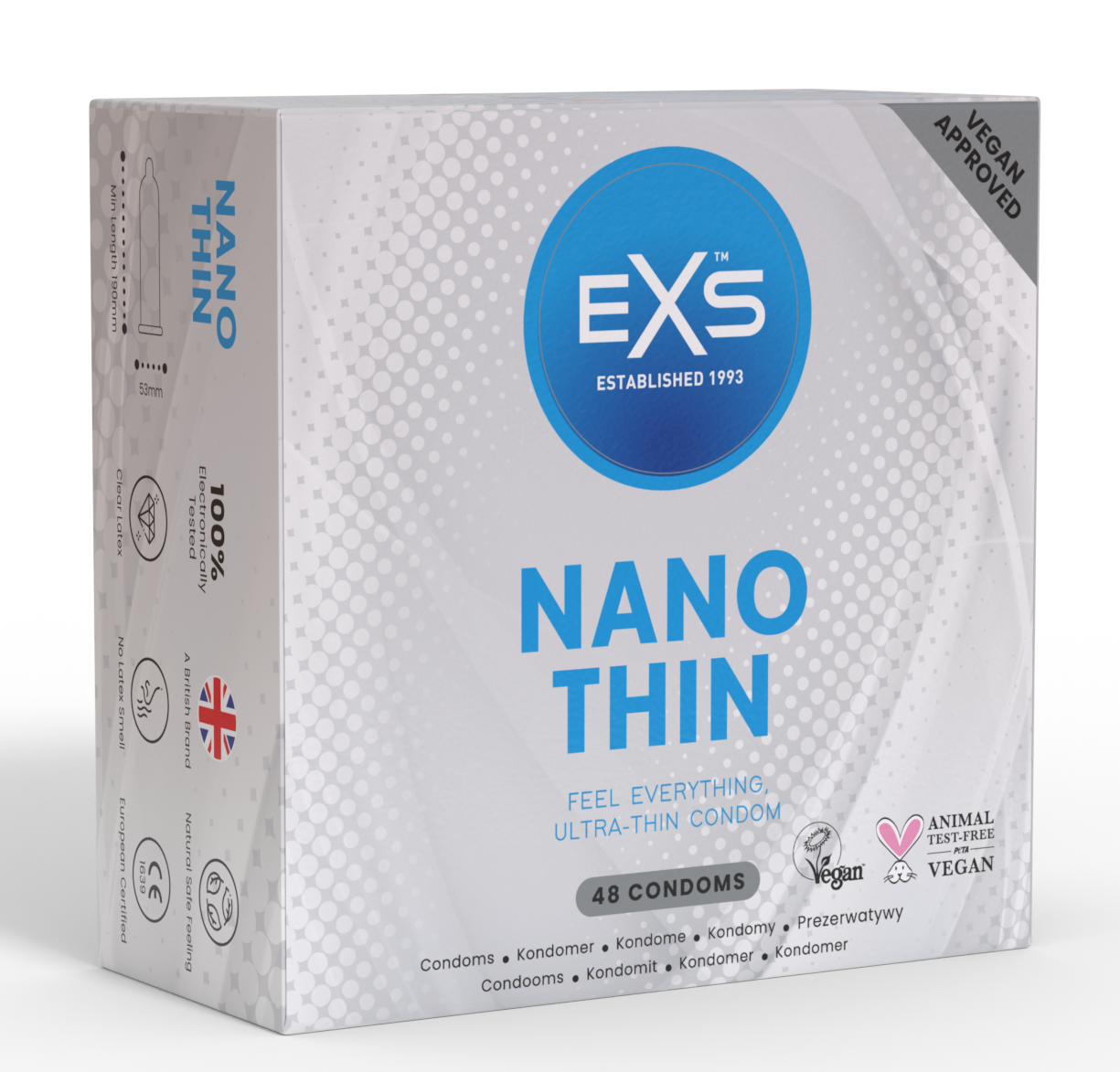 EXS Nano Thin - Ultradunne Condooms 48 stuks