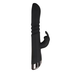 Evolved Novelties Evolved - Rapid Rabbit Stotende Vibrator - Zwart