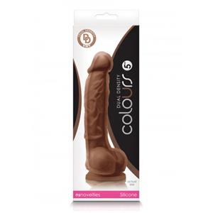 NS Novelties  Colours Dual Density Dildo 5 Inch Wit