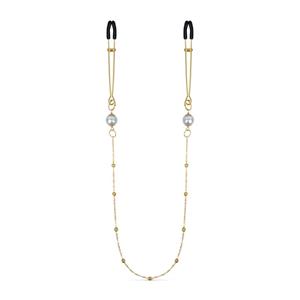 EasyToys Online Only Gouden Tepelklemmen met Ketting en Parels
