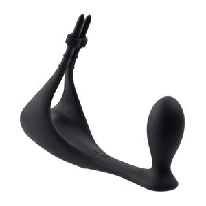 Gender X  Back It Up Vibrerende Plug en Cockring - Zwart
