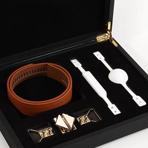 LOCKINK  Ball-Gag & Gag-bite Set - bruin