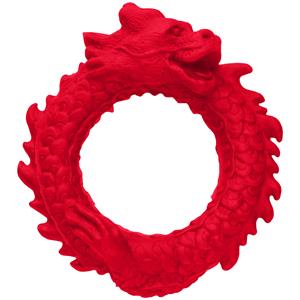 XR Brands - Rise of the Dragon Silliconen Penisring - Rood