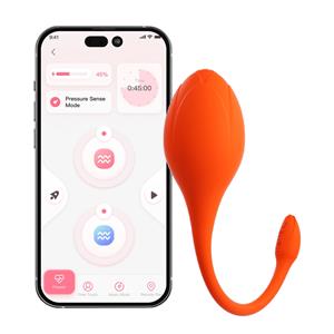 HoneyPlayBox  LILI App-bestuurde Eivibrator Oranje