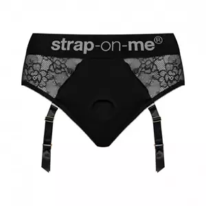 Strap-On-Me Diva Luxe Kanten Strap On Harnas met Jarretels