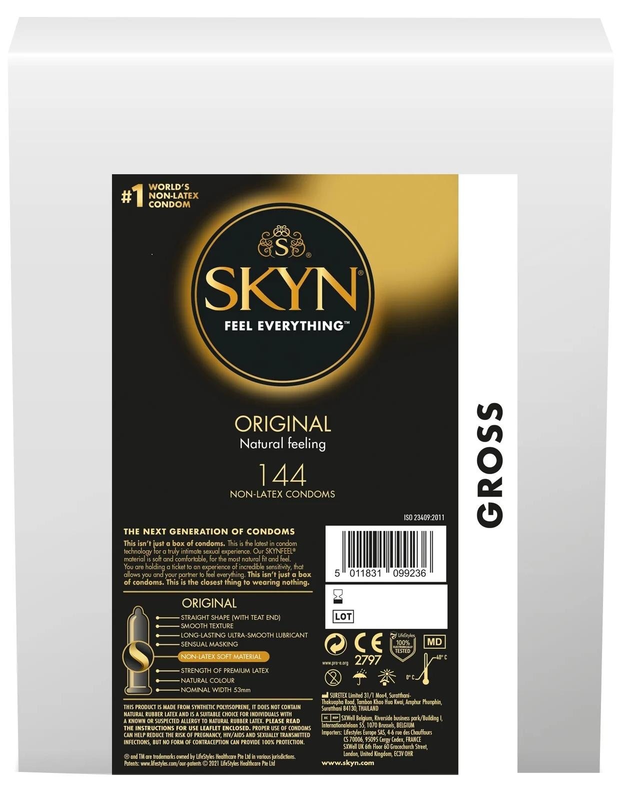 SKYN Original 144 Latexvrije Condooms Grootverpakking