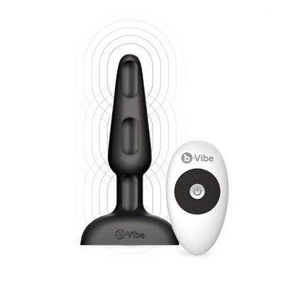B-Vibe  Trio Remote Control Plug Zwart