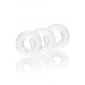 California Exotic Novelties CalExotics - 3 Stacker Siliconen Penis Ringen