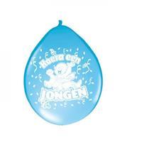 Basic Ballon Hoera een Jongen 30cm 8 stuks