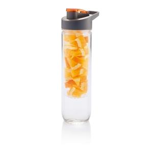 Loooqs Flasche mit Infuser orange