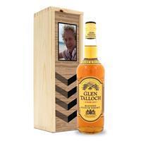 Whisky in bedrukte kist - Glen Talloch