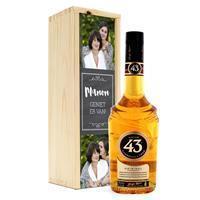 YourSurprise Likeur in bedrukte kist - Licor 43