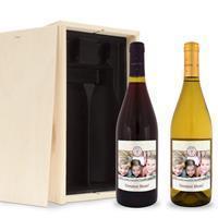 YourSurprise Wijnpakket met etiket - Salentein - Pinot Noir en Chardonnay