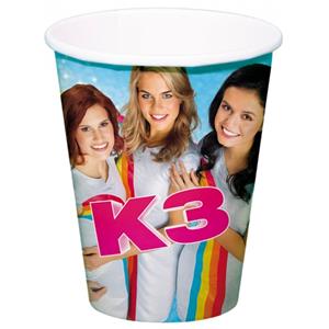 K3 Bekers 250ml 8 stuks