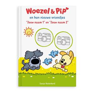 Boek met naam - Woezel en Pip tweelingeditie - boek (Hardcover)