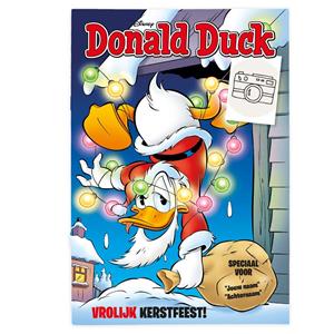Tijdschrift met naam - Donald Duck - Kerstspecial + cadeauverpakking