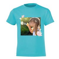 T-shirt - Kids - Lichtblauw - 8 jaar
