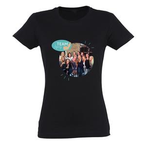 T-shirt - Vrouw - Zwart - M